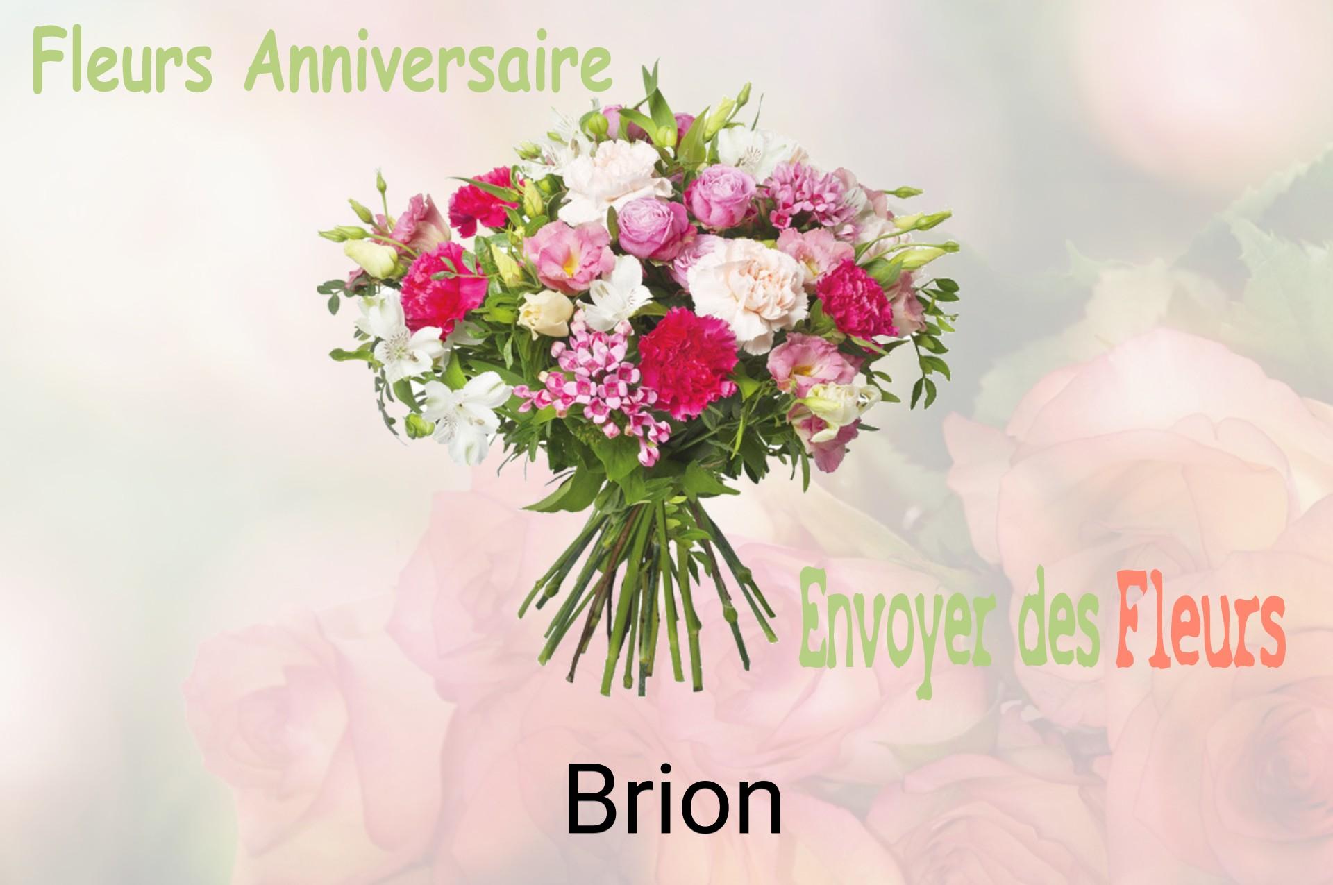 Bouquet de fleurs d’anniversaire livré à Brion